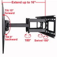 thumbnail image 4 of VideoSecu Articulating TV Wall Mount for VIZIO 32 39 40 42 47 50 55 60" LED LCD Plasma M55-D0 E60-E3 E60u-D3 M60-D1 BK7, 4 of 4