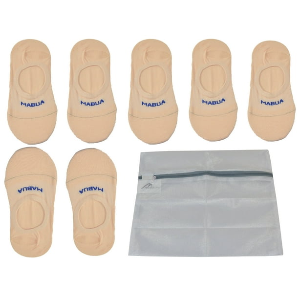 Download Mabua - NUDE NO SHOW SOCKS LINER INVISIBLE TOE IN LARGE ...