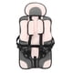 thumbnail image 1 of Asiento de seguridad para niños, asiento portátil para coche, plegable, con correa ajustable, accesorios de viaje, asiento protector, color rosa, 1 of 14
