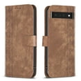 thumbnail image 5 of for Google Pixel 7 Pro Wallet Case, PU Leather Flip Folio Case with Card Holders Magnetic Closure Folding Adjustable Kickstand Vintage Phone Cover for Google Pixel 7 Pro 6.7 inch, Brown, 5 of 8