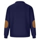thumbnail image 4 of pstuiky camisa de manga larga para hombre, Suéter de hombre con cremallera, color liso, cuello alto, manga larga, cuadros pequeños camisetas de hombre xl, 4 of 6