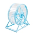 thumbnail image 3 of Hamster Wheel,Hamster Exercise Wheel Silent Treadmill Running Cage with Bracket Suitable for Hamsters Golden Bears Gerbils,Blue, 3 of 7