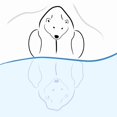 thumbnail image 3 of CafePress - Polar Bear Reflection White T Shirt - Men's Classic Cotton T-Shirts, 3 of 3