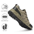 thumbnail image 4 of Zapatos de senderismo Kricely, ligeros e impermeables para hombre, color caqui 10.5, 4 of 6