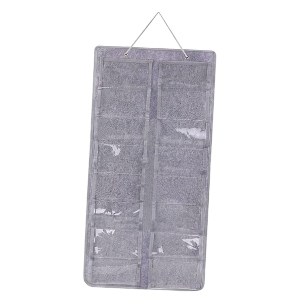 Organizador de gafas de sol de fieltro para pared, suave y resistente, para armarios, color gris