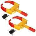thumbnail image 3 of Wheel Locks, 2 Packs Universal Vehicle Wheel Clamp Locks with 4 Keys, Adjustable Anti-Thief Security Tire Locks for Wheels with 7-11’’ Width, Fit Cars, Trucks, Golf Carts, ATVs, RVs, 3 of 6
