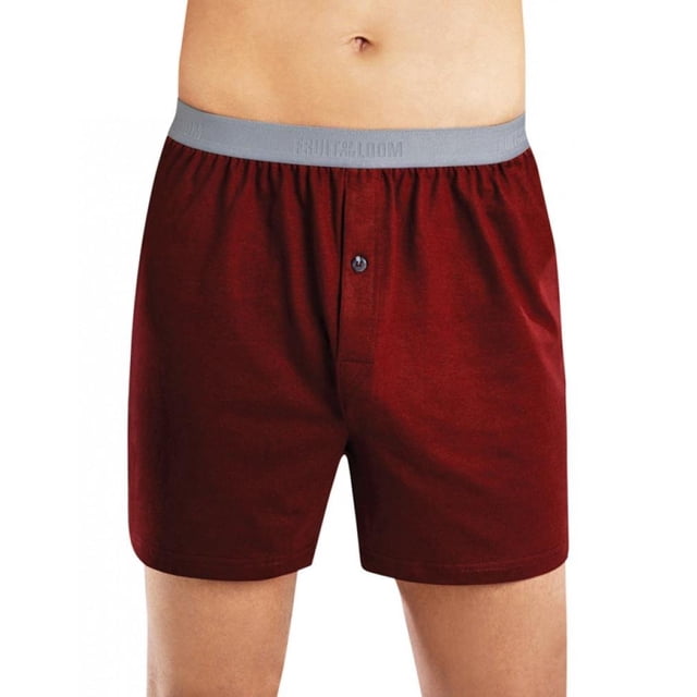 Fruit of the Loom Men's Premium Knit Boxer, Assorted, Medium