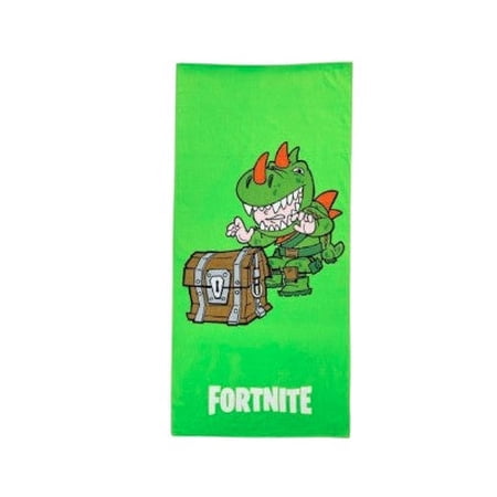 Jay Franco Fortnite Rex Bath/Pool/Beach Towel – Super Soft & Absorbent Fade Resistant Cotton Towel Measures 28 inch x 58 inch (Official Fortnite Product)