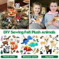thumbnail image 1 of Sewing Felt Toy for Beginners Early Educational Animals Sewing Kit for Kids Aged 3+, 1 of 7