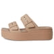 thumbnail image 4 of Sandalias con cuña Crocs Brooklyn Buckle Low Latte para mujer, 4 of 7