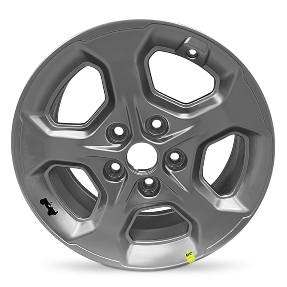 For 2020-2021 Jeep Wrangler 17 Inch Painted Silver Alloy - Genuine OEM Rim - Road Ready SUV Wheel
