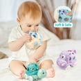 thumbnail image 4 of Baby Toy Cars for 1 Year Old, Toddler Soft Trucks Rattle Infant Toy 6-12 Months Boy Girl, 3 Pack Friction Powered Vehicle First Birthday for Kids, 4 of 7