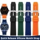 thumbnail image 2 of Correa de reloj de goma de liberación rápida de 20 mm y 22 mm para Casio, Mido, Seiko, Citizen, pulsera deportiva de silicona resistente al agua, 2 of 5