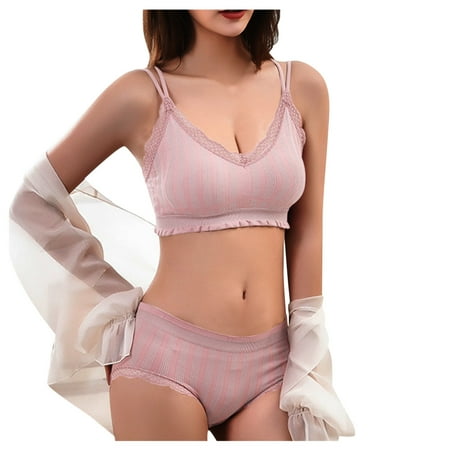 

Women s Color Underwire Set Underwear Bra Set Lace Back Plain