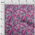 thumbnail image 2 of oneOone Polyester Lycra Pink Fabric Abstract Sewing Material Print Fabric By The Yard 56 Inch Wide, 2 of 4