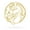 Gold, variant on RealSteel: Magical Unicorn Metal Wall Art – Enchanting Princess Room Decor, Powder-Coated Indoor/Outdoor Durability (18"/B)