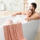 thumbnail image 4 of Toalla de Baño Juvenil de Microfibra | Súper Absorbente y de Secado Rápido | Suave y Amigable con la Piel, Fibra Súper Fina | Sin Pelusas | Paquete de 4 | 140x70cm | Para Gimnasio, Hogar, Playa, Spa, 4 of 6