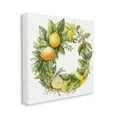 thumbnail image 3 of Stupell Citrus Lemons Greenery Wreath Botanical & Floral Painting Gallery Wrapped Canvas Print Wall Art, 3 of 7