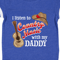 thumbnail image 4 of Inktastic I Listen to Country Music with My Daddy Guitar and Hat Boys or Girls Baby Bodysuit, 4 of 5