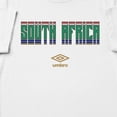 thumbnail image 2 of Umbro Men's South Africa Stacked Soccer T Shirt (White, S-XXXL), 2 of 4
