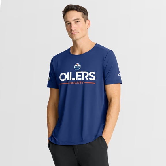 Men's Fanatics Royal Edmonton Oilers Authentic Pro Rink Tech T-Shirt