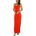 thumbnail image 6 of ToBeInStyle Women's Thin Strap Racerback V-Neck Maxi Dress, 6 of 6