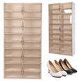 thumbnail image 3 of golytefs 10 Tiers 40 Pairs Foldable Shoe Rack Organizer Plastic Shoe Cabinet (White), 3 of 9