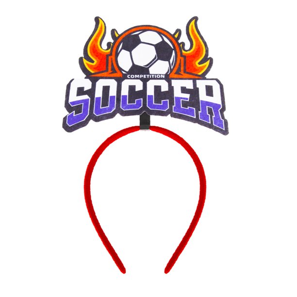 Diadema de fútbol 2026, funcional, deportiva, versátil, unisex, accesorio para aficionados al fútbol.