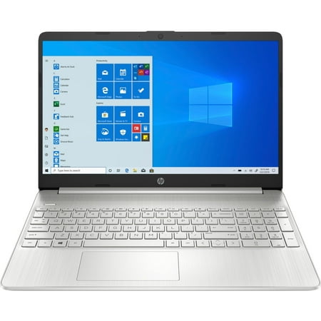 HP 15 Series 15.6" Touchscreen Laptop Intel Core i3-1115G4 8GB RAM 256GB SSD Natural Silver