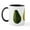 White/Black Inside, variant on CafePress - Avocados_3 Mug - 11 oz Ceramic Mug - Novelty Coffee Tea Cup