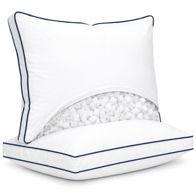 FAPO Hotel Collection Bed Pillows, 2 Pack, Queen photo 1