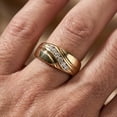 thumbnail image 4 of Pompeii Mens 14K Yellow Gold 1/4ct Diamond Wedding Ring Band (G/H,I1), 4 of 4