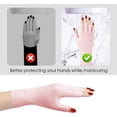 thumbnail image 5 of 2 pares de guantes de protección UV para manicura en gel, guantes de protección contra la luz de la lámpara de uñas en gel, guantes de protección UV para arte de uñas, secador de pelo, 5 of 5