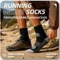 thumbnail image 5 of 3 Pairs Wool Crew Socks for Men and Women, Thermal Warm Soft Hiking Socks with Reinforced Durability, Comfortable Winter Boot Socks for Daily Wear, 5 of 6