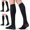 Black, variant on Ron Compression Socks Men Women: Nylon — 20-30mmHg Graduated Compression — Moisture Wicking | Travel / Work / Exercise for Pregnant & Athletes