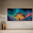 thumbnail image 7 of Large Tree of Life Canvas Wall Art, Abstract Canvas Prints Fantasy Landscape Paintings, Oversized Nature Pictures Artwork for Modern Home Decoration, 7 of 7