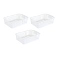 thumbnail image 2 of Cesta de cocina de 3 piezas, organizador de juguetes, contenedor multiusos para almacenamiento de escritorio M, 2 of 7