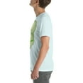 thumbnail image 2 of Cute Smiski Shirt – Kawaii Green Character Tee  (Heather Ice Blue, S), 2 of 6