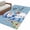 White Sky Blue Gray Blue, variant on 2.7'x5' Area Rugs, Christmas Snowman Indoor Outdoor Area Rug for Living Room Bedroom, Xmas Tree Winter Snowflake Blue Washable Bathroom Rugs Kitchen Floor Carpet Mats Home Decor Aesthetic