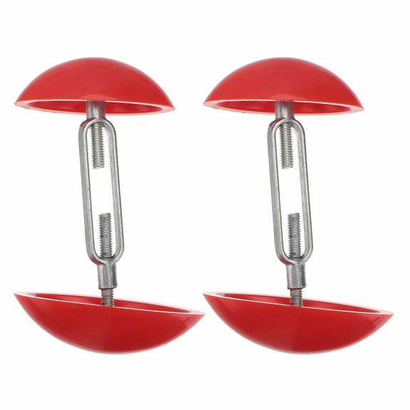 LAMIRO Shoe Stretchers Adjustable Plastic Shoe Trees for High Heels & Boots - Red (3.35X2.17X0.98Inch)