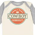 thumbnail image 4 of Inktastic Cowboy Vintage Logo Boys Long Sleeve Baby Bodysuit, 4 of 5