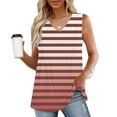thumbnail image 2 of Women Sleeveless Crop Tops, Blouses & Button-Down Shirts Cotton Sleeveless Tops For Women White Womens Tops Dressy Casual Short Sleeve V Neck Women Clothing Tops my orders, 2 of 2