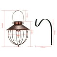 thumbnail image 3 of Mistaha Solar Powered Wall-mounted Pendant Light with Light Control and IP65 Waterproof Level, 600mAh Rechargeable Battery, Hook Included, 3 of 6