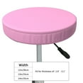 thumbnail image 4 of Daiia Pink Stool Covers Round,Round Bar Stool Covers Waterproof Bar Chair Covers Washable Stool Cushion Slipcover for 12-14 Inch Chair-14 inch, 4 of 7