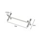 thumbnail image 1 of Estante para palillos de metal, cuchillo, tenedor, cuchara, almohada para palillos, japonés, coreano, creativo, flor de ciruelo, estante para palillos de usos múltiples, adornos para bolígrafos, 1 of 6