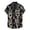 Navy, variant on Mens Pique Shirts Fashion Button Down Printed Short Sleeve Lapel Plus Size Mens Clothing,Navy,2XL