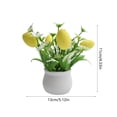 thumbnail image 3 of karymi Vibrant Easter Spotted Egg Simulation Plants Mini Potted Decor 5.11x4.33x3.14 in Multicolor Ornament for Table Centerpiece Spring Holiday Festive Accent Room Decor Birthday Gifts, 3 of 6