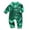 Green, variant on Hienoo Infant Boys Silk Satin Pajamas Long Sleeve Button Shirt and Pants Sleepwear Suit, Sizes 6M-3T