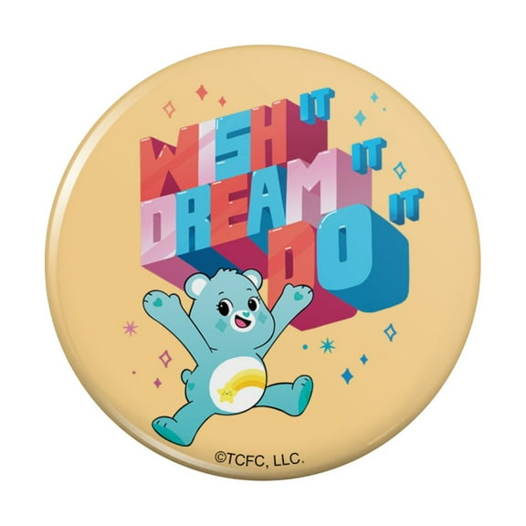 Care Bears: Unlock the Magic Wish It Pinback Button Pin