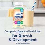 PediaSure Peptide 1.5 Cal, Peptide-Based Formula, Vanilla, 8-fl-oz Bottle, Pack of 24